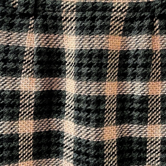 Mondi wool tweed pencil skirt pink gray black belt loops vintage size US4 - Picture 2 of 11